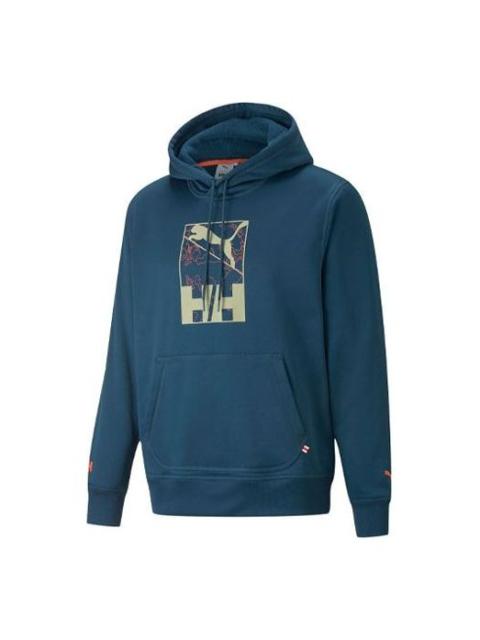 PUMA x Helly Hansen Crossover Knit Sports Pullover Couple Style Navy Blue 532842-65