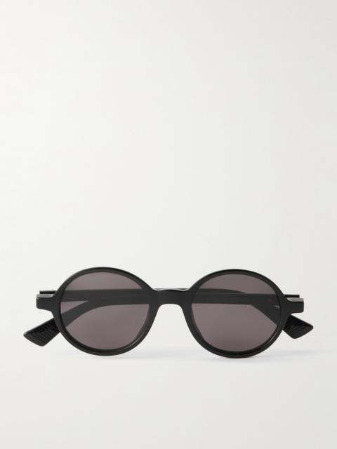 Bottega Veneta Round-Frame Acetate Sunglasses