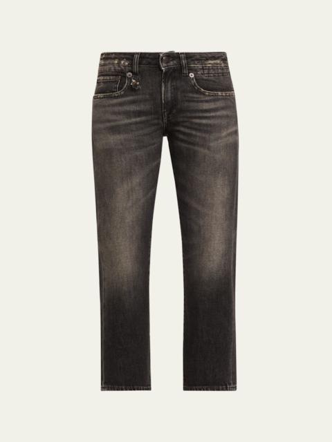 R13 Boy Straight Ankle Jeans
