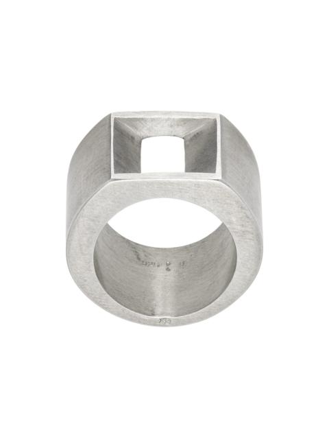 Parts of Four Silver Crescent Plane Gateway Ring
