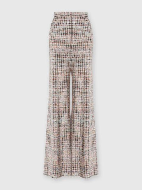 Missoni Bouclé checkered trousers with sequins