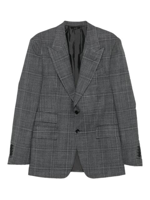 TOM FORD checked blazer