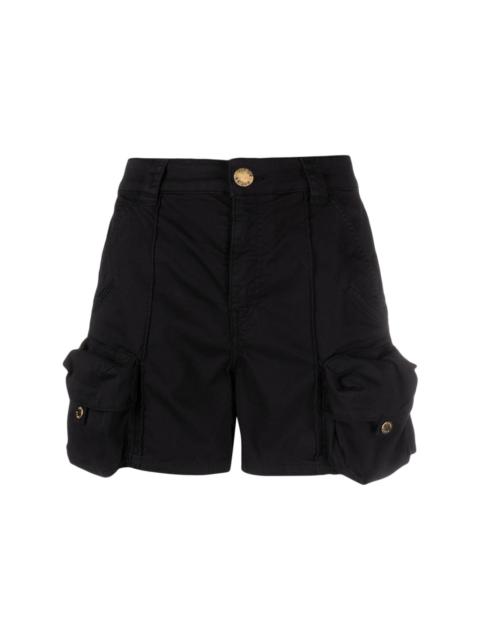 low-rise cargo shorts