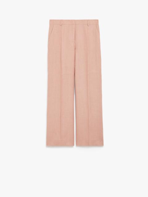 WEEKEND Max Mara MALIZIA Linen canvas trousers