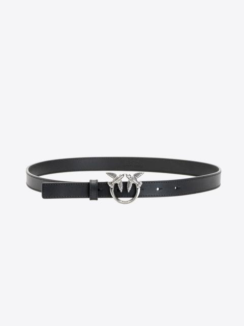 LOVE BIRDS THIN LEATHER BELT