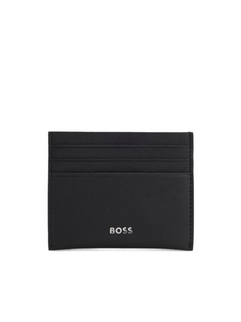 BOSS logo-plaque cardholder