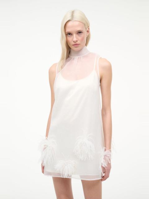 STAUD STAUD ALBEE MINI DRESS WHITE