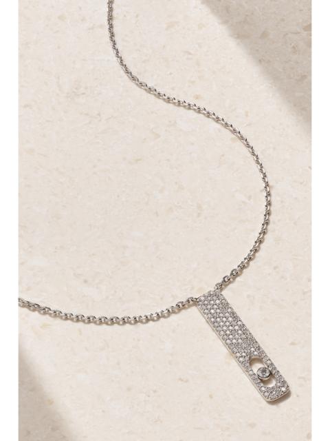 MESSIKA My First Diamond 18-karat White Gold Diamond Necklace