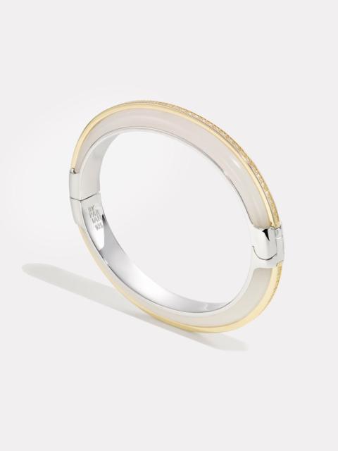 By Pariah Essential Stacking Bangle White Jasper