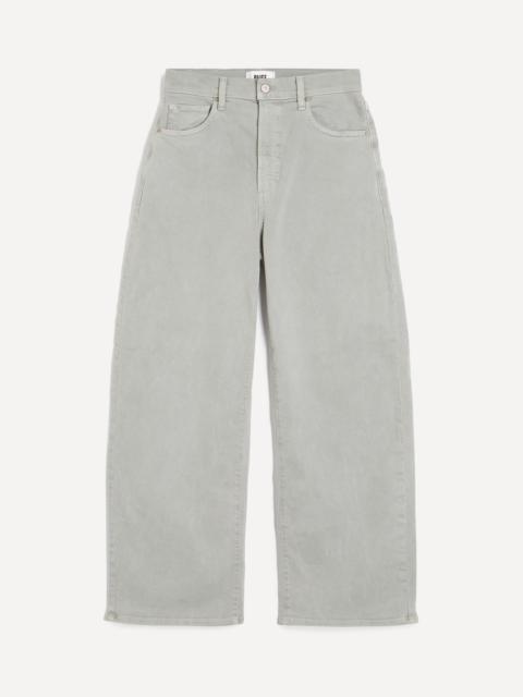 PAIGE Arellia Ankle Barrel-Leg Jeans in Vintage Seaglass