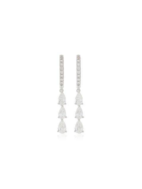 ANITA KO 18k White Gold Diamond Earrings white