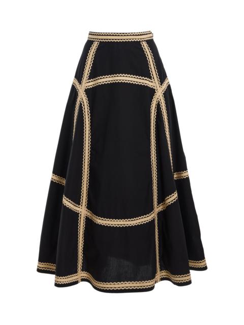 ULLA JOHNSON Norah Skirt black