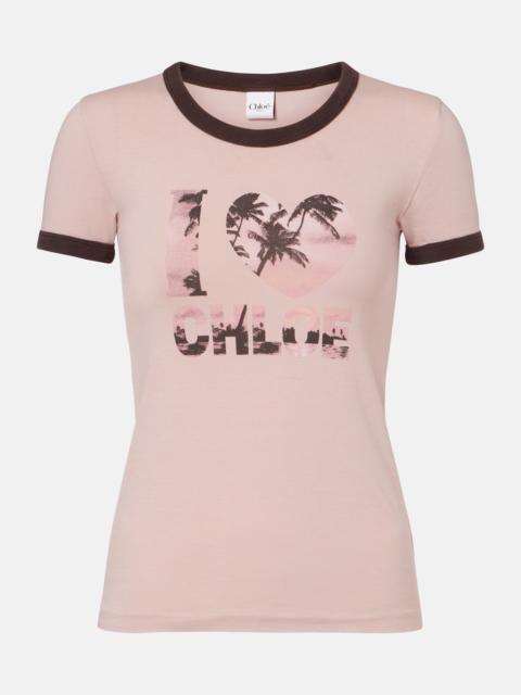 Chloé Printed cotton T-shirt