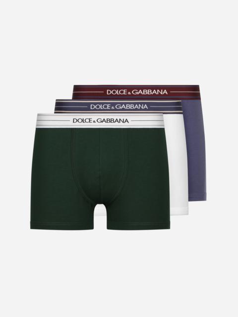 Dolce & Gabbana Stretch cotton regular-fit boxers 3-pack