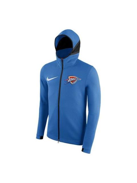 Nike Thunder Athleisure Casual Sports Cardigan Hooded Jacket Blue 899863-403