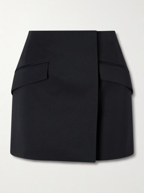 Givenchy Grain De Poudre Wool Mini Skirt
