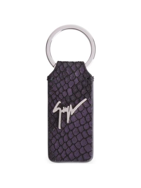 Giuseppe Zanotti Bernaard leather keyring