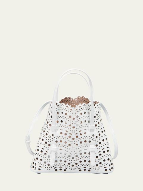 Alaïa Mina 20 Tote Bag in Vienne Wave Perforated Leather