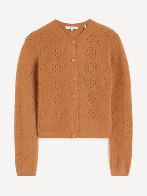 FRAME Cashmere Airy Teddy Cardigan