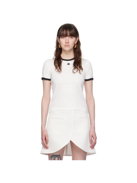 courrèges White Signature T-Shirt