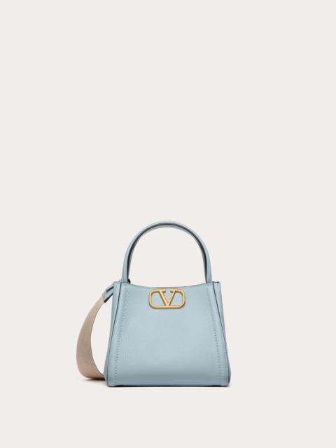 VALENTINO GARAVANI ALLTIME SMALL HANDBAG IN GRAINY CALFSKIN