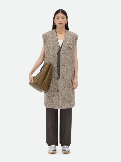 Bottega Veneta Multicolor Wool Felt Gilet Coat