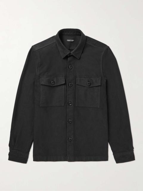 TOM FORD Garment-Dyed Cotton Overshirt