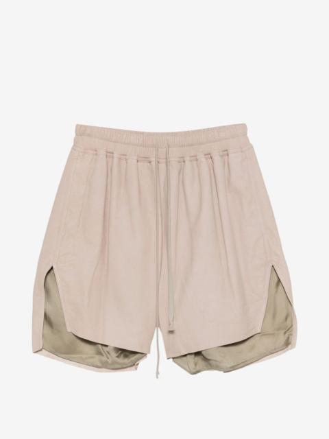 Rick Owens leather shorts