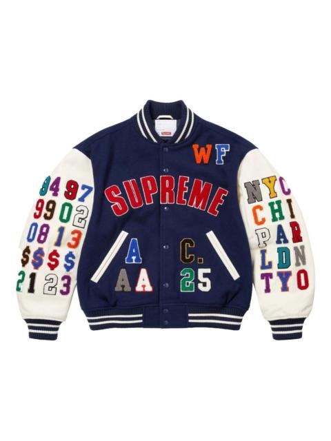 ジャケット・アウター Supreme 40Acres Malcom X Varsity Jacket Supreme 40 Acres Malcolm X Varsity Jacket (SS25) - $588