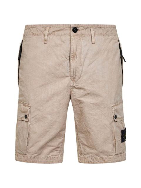 Stone Island cargo logo-badge shorts