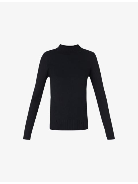 Sweaty Betty SB High Neck Ski Midlayer Knitted Top