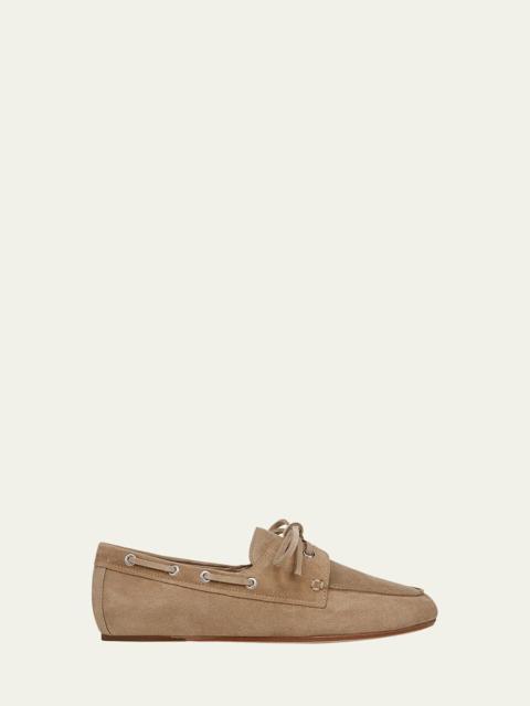 Vince Marin Suede Boat Loafers