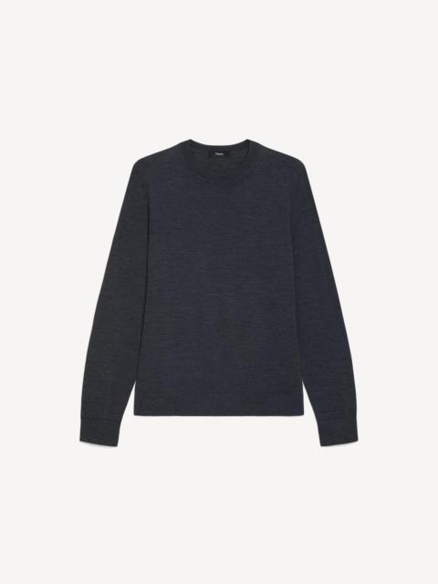 Theory Crewneck Sweater in Regal Wool