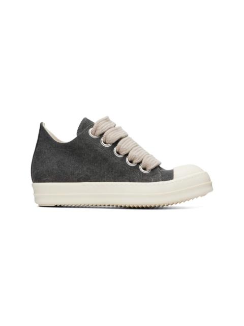 Rick Owens DRKSHDW Gray Jumbolace Low Sneakers
