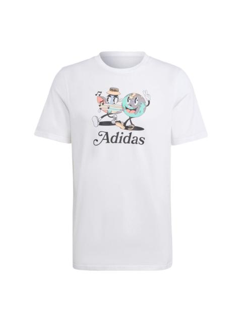 adidas adidas originals Enjoy Summer Graphic Tee 'White' IT8185