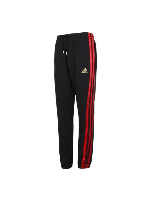 adidas Cny Spt Pant Knit Casual Long Pants Black GV0738