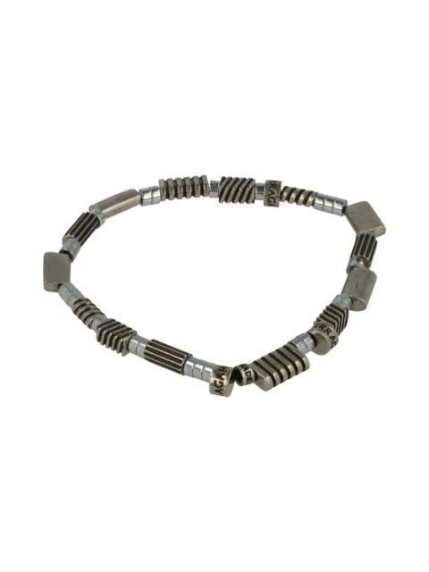 FERRAGAMO Ferragamo Small Industrial Bead Bracelet 'Silver'