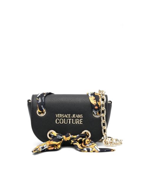 VERSACE JEANS COUTURE baroque-print detail shoulder bag