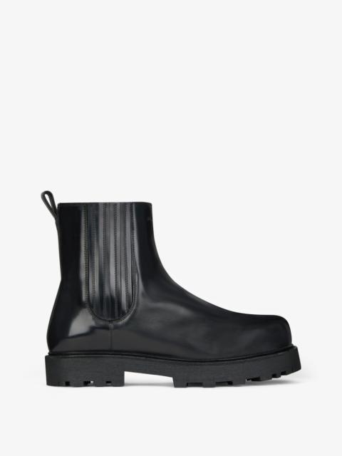 Givenchy SHOW CHELSEA ANKLE BOOTS IN LEATHER