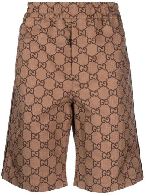 GUCCI all-over GG-print shorts