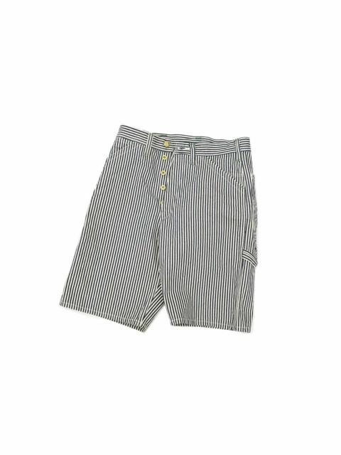 SUGAR CANE 11oz. HICKORY STRIPE WORK SHORTS - SC52566