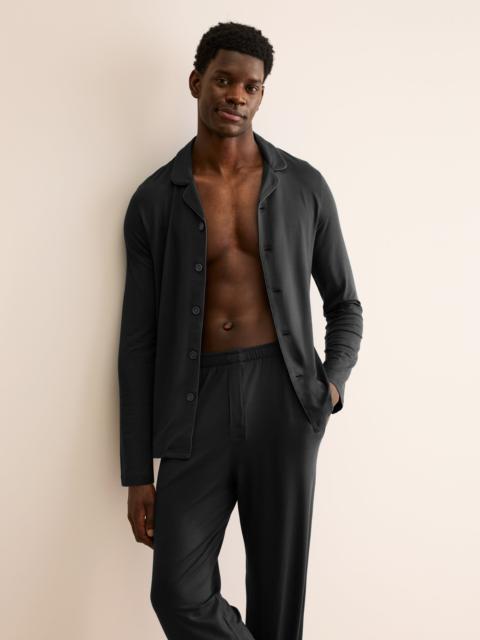 Derek Rose Men's Pajamas Basel Micro Modal Stretch Black
