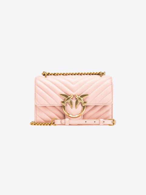 PINKO MINI LOVE BAG ONE CHEVRON