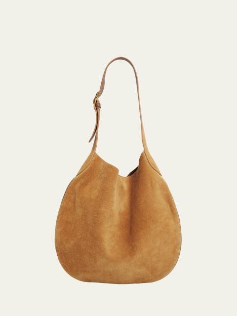 NILI LOTAN Jagger Suede Shoulder Bag