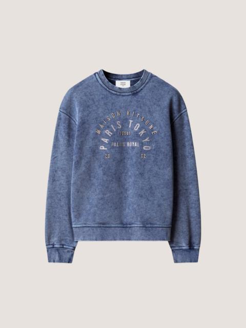 Maison Kitsuné COLLEGE WASHED SWEATSHIRT