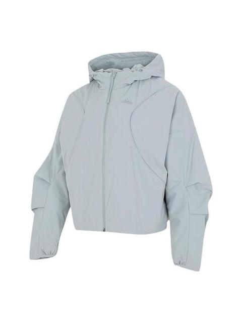 adidas (WMNS) adidas City ESC Woven Jackets 'Grey' IP7036
