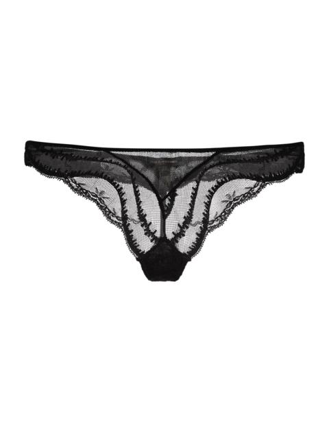 KIKI DE MONTPARNASSE Women's Leche Moi Thong - Black