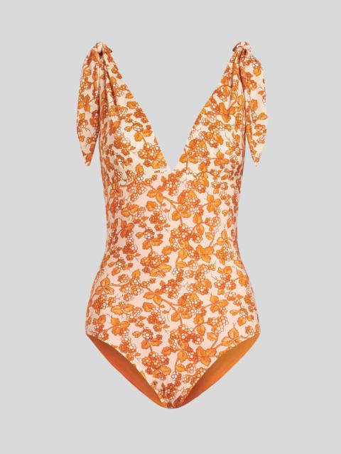 Etro ONE-PIECE SWIMSUIT WITH BERRY PRINT