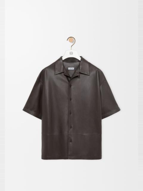 Loewe Short sleeve shirt in nappa lambskin