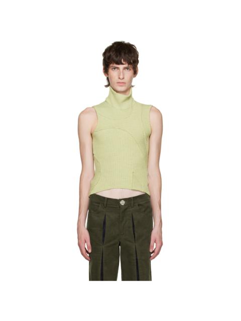 Solitude Studios SSENSE Exclusive Green Directions Tank Top
